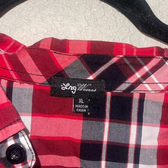 Custom Upcycled University of Kansas Jayhawk Button Up Size XL Unisex - Picture 8 of 9